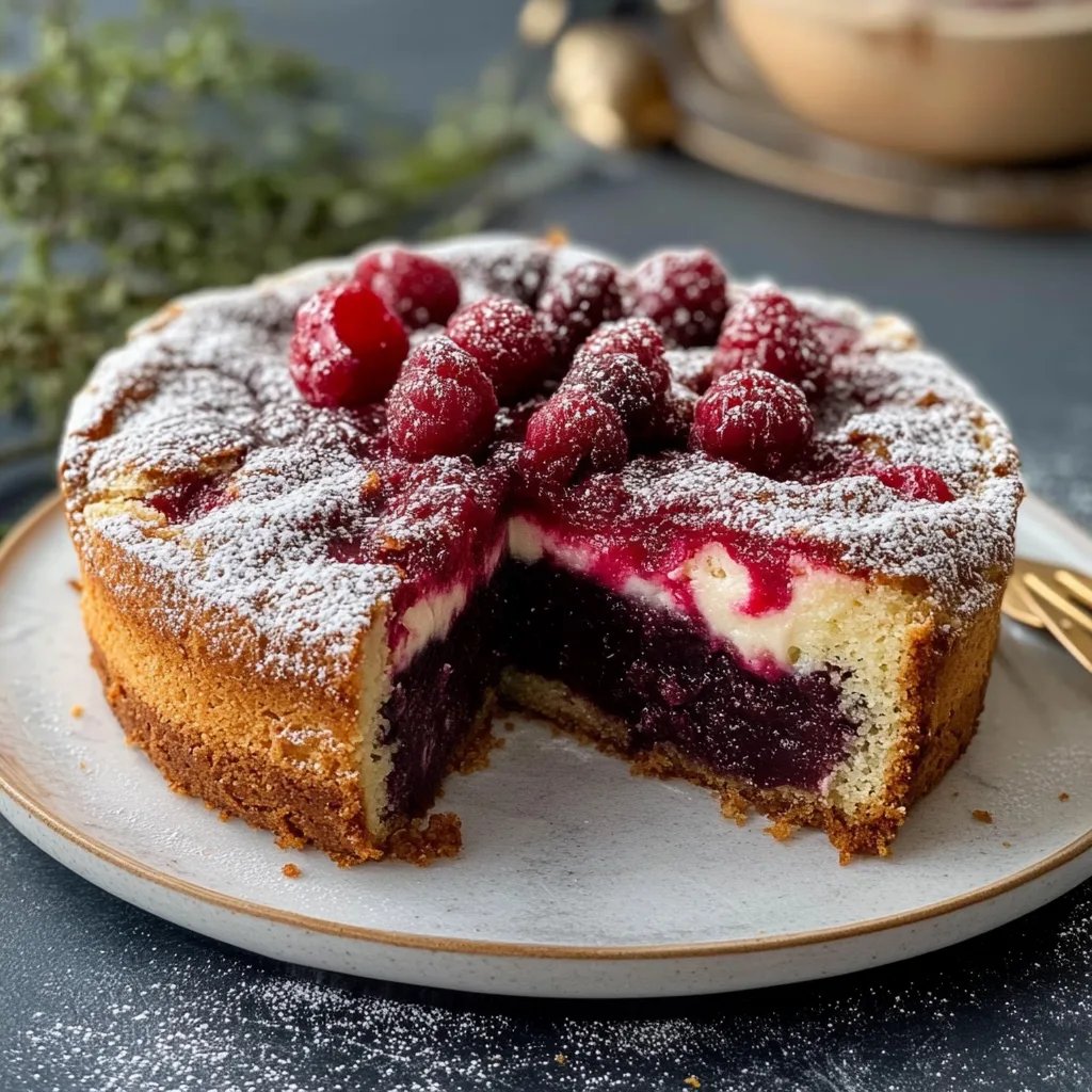 Saftigster Marmorkuchen mit Kirschen vom Blech