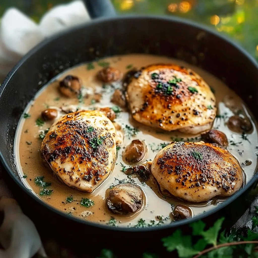 Kyckling i krämig balsamvinägersås: Ett fantastiskt ultimat recept