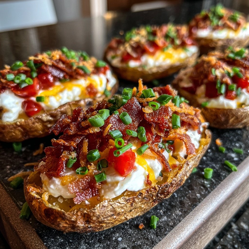 Ofenkartoffel Bar mit Belägen