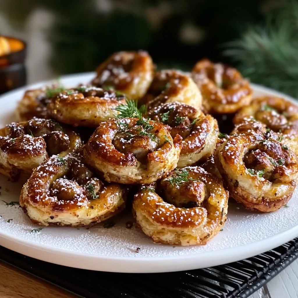 Zimt - Nuss Schweineohren aus Blätterteig