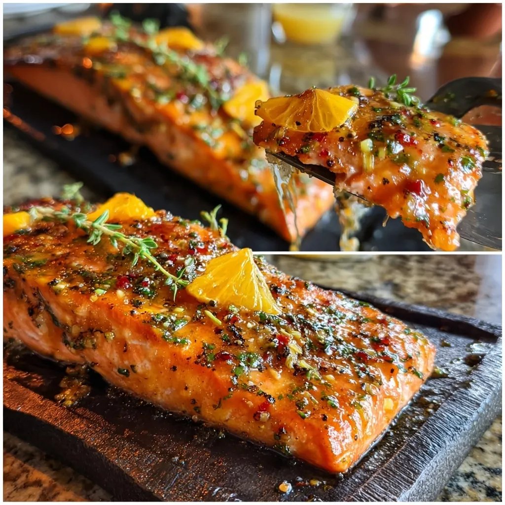 Grilllachs mit Zitrus