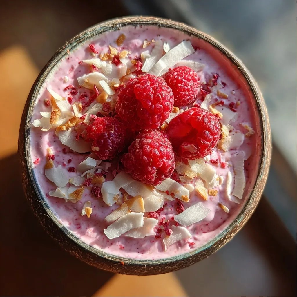 Himbeer-Kokos-Creme