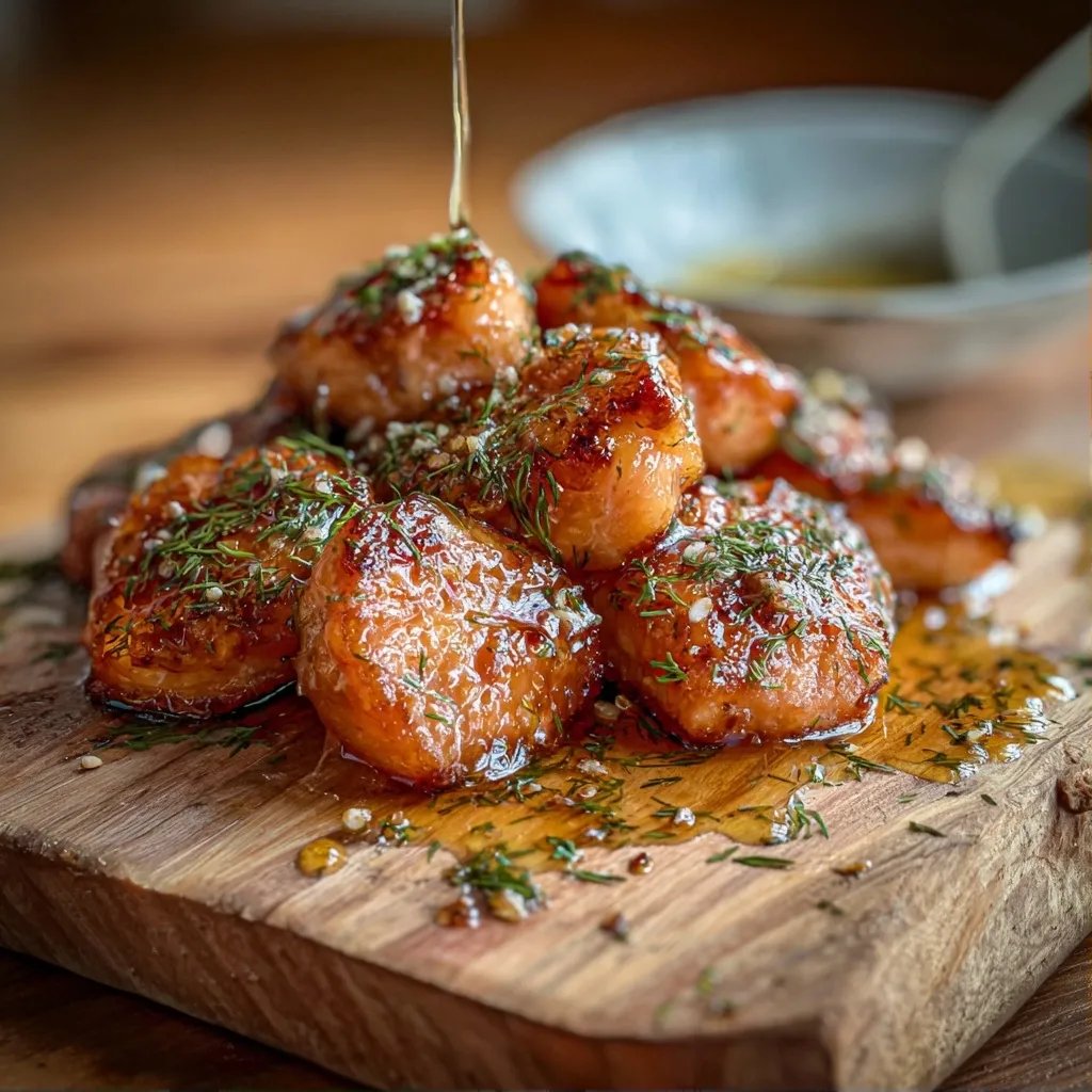 Lachs Bites Honig