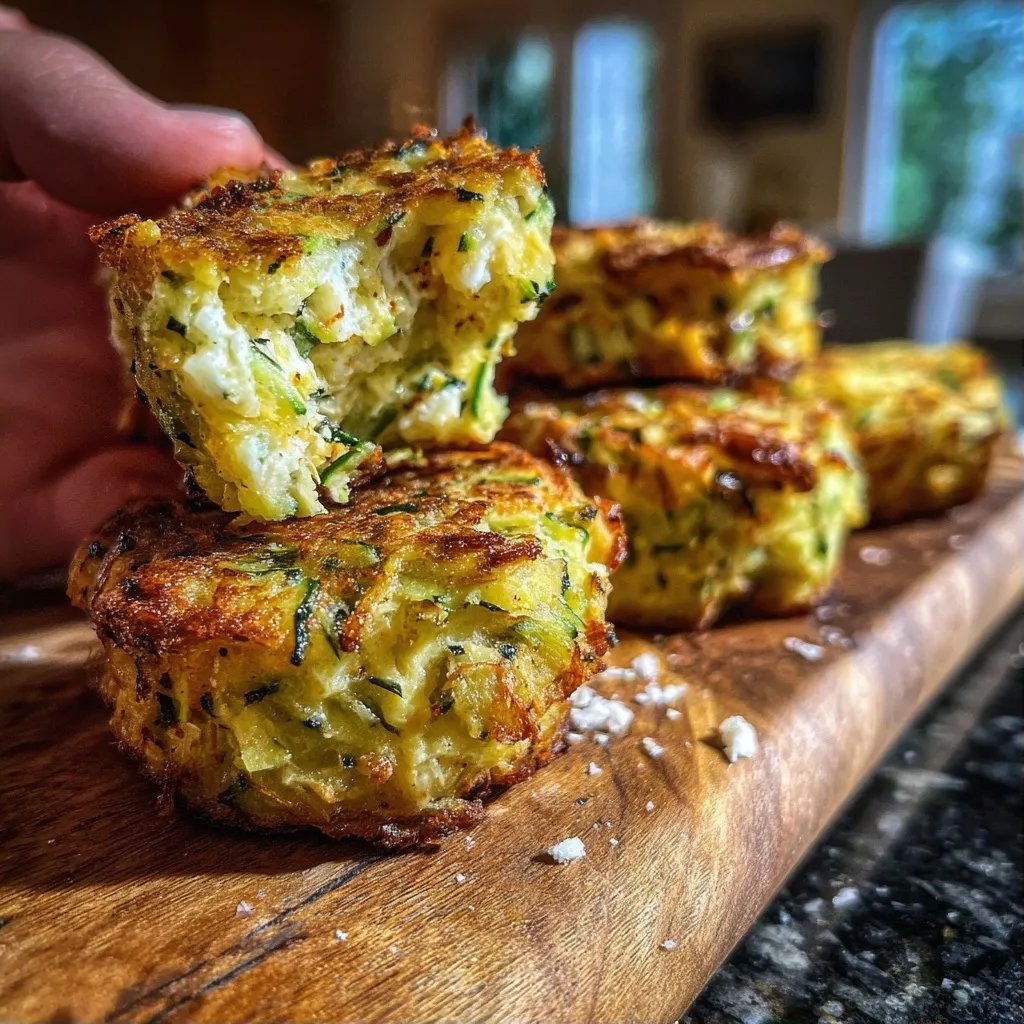 Zucchini-Feta-Puffer
