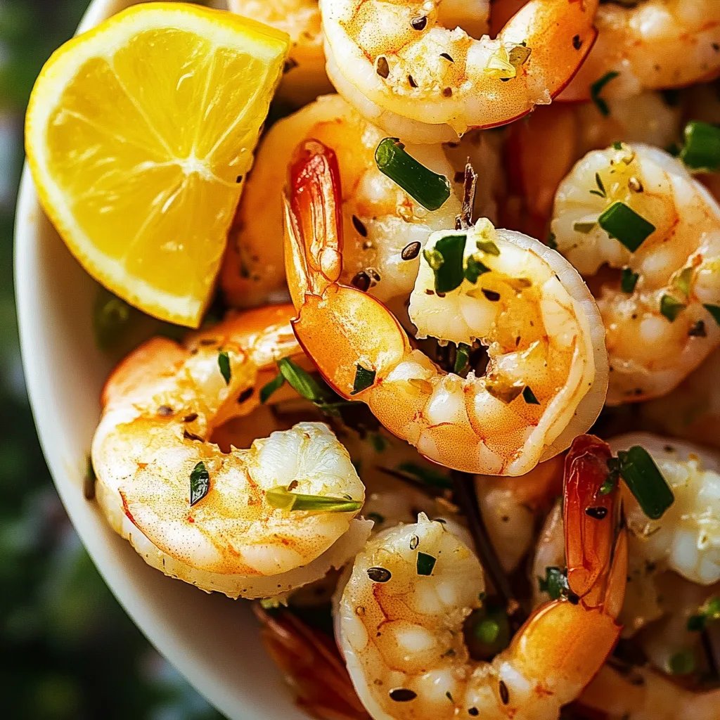 Citron Vitlök Räkor: Ett fantastiskt ultimat recept