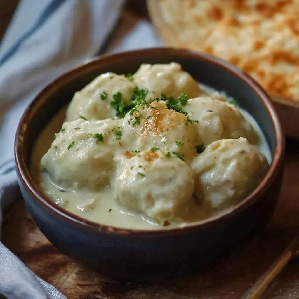 Rosenkohl in Frischkäse-Senfsauce