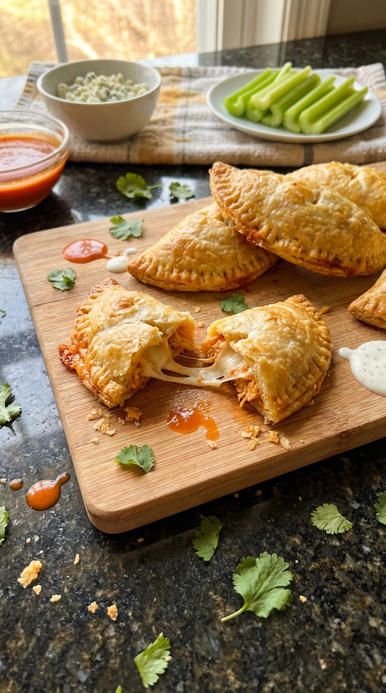 Game Day Buffalo Hähnchen Empanadas​