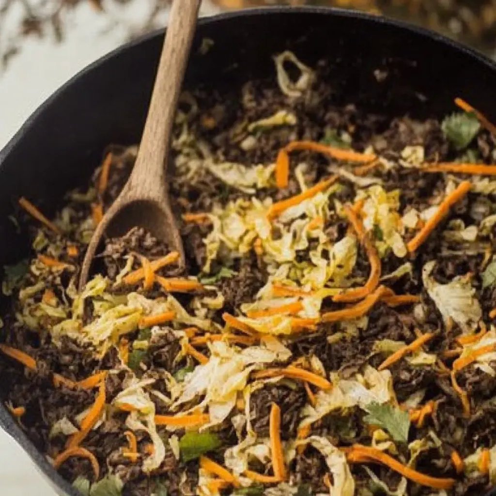 Nötkött och kål: Ett fantastiskt ultimat recept för hälsosam middag