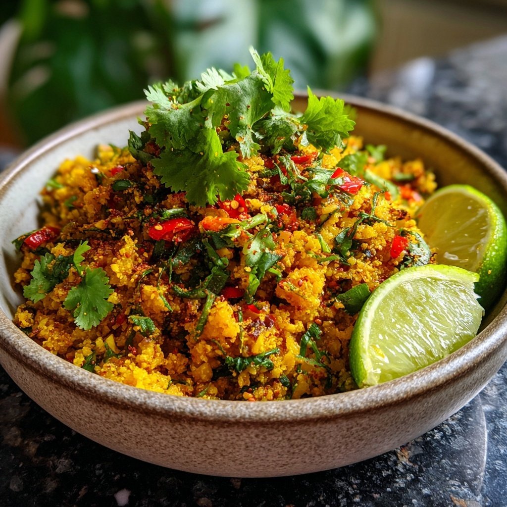 Scharfe Koriander Limetten Reisschalen