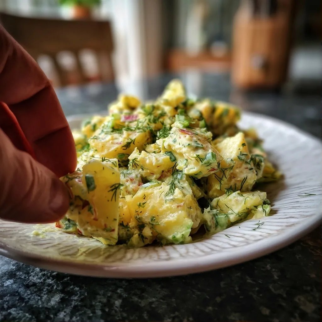 Kartoffelsalat mit Dill