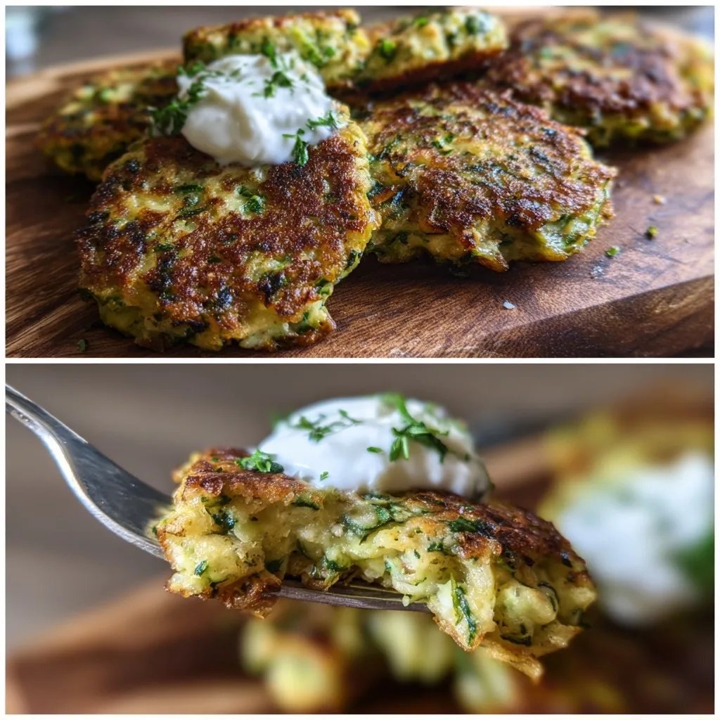 Zucchini Bratlinge Vegetarisch