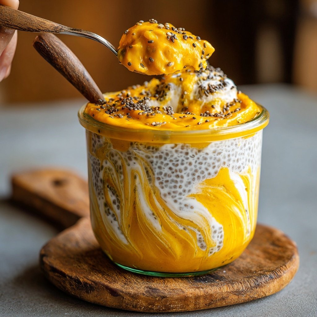 Mango Kokos Chia Pudding
