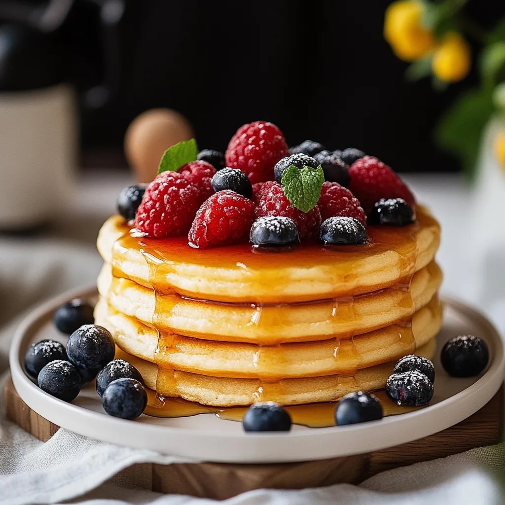 Flauschige glutenfreie Pfannkuchen