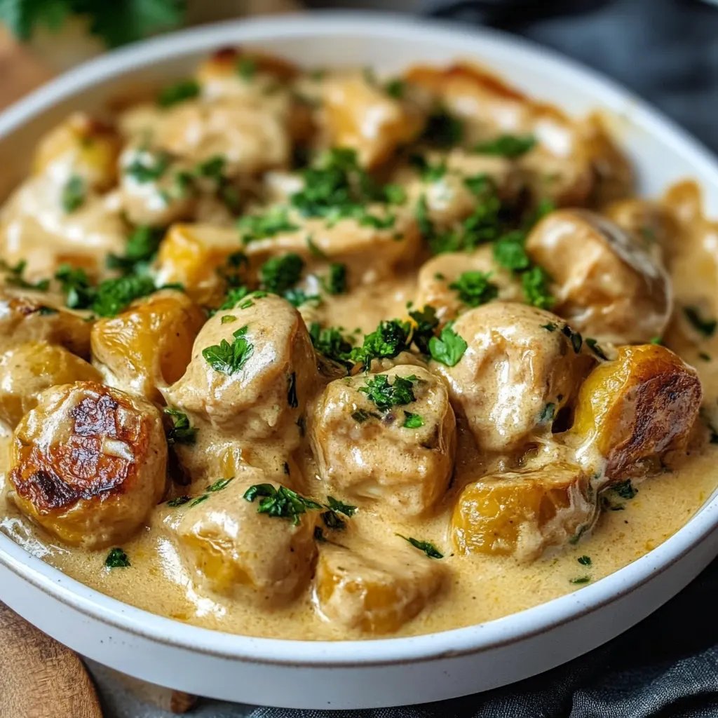 Rosenkohl in Frischkäse-Senfsauce