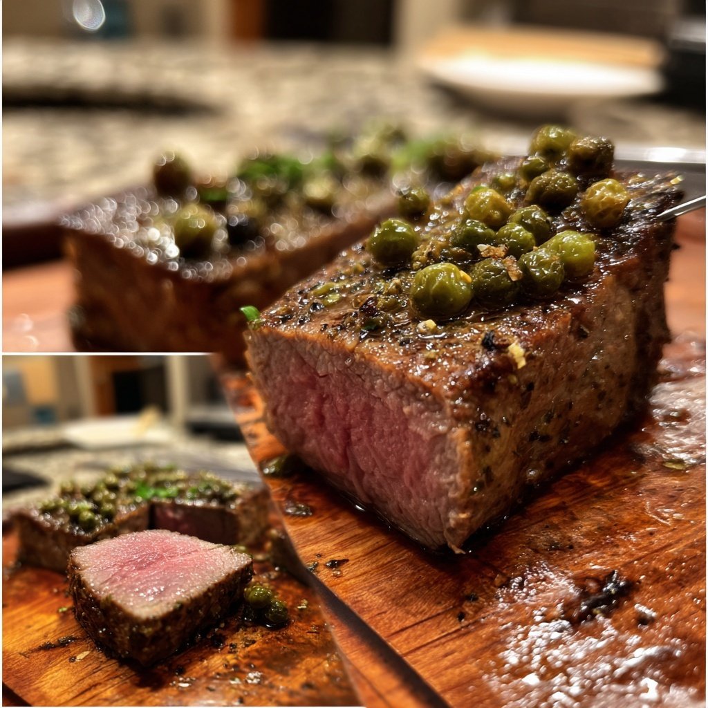 Zartes Rinderfilet mit Pfefferkörner