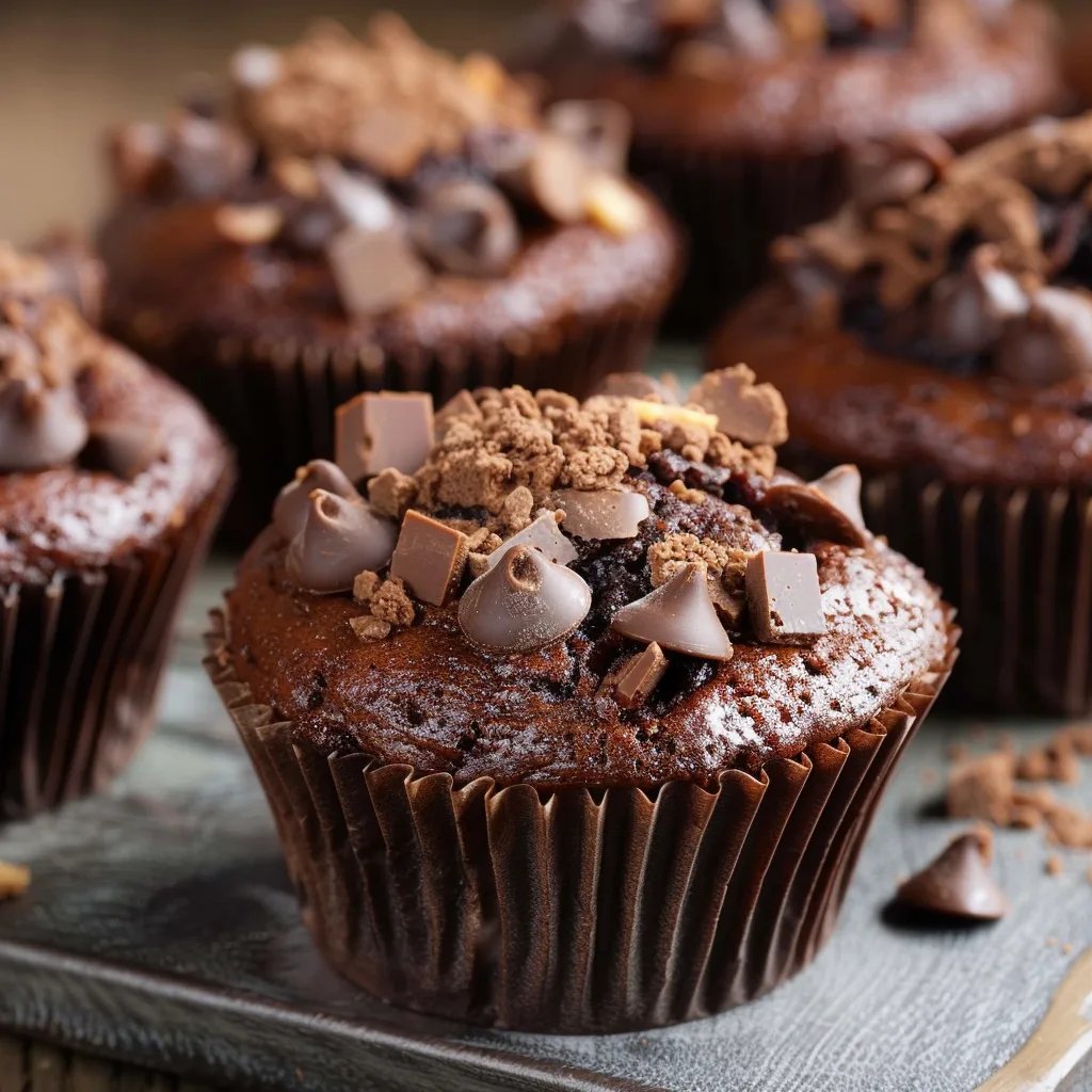 Super saftige Schoko-Muffins