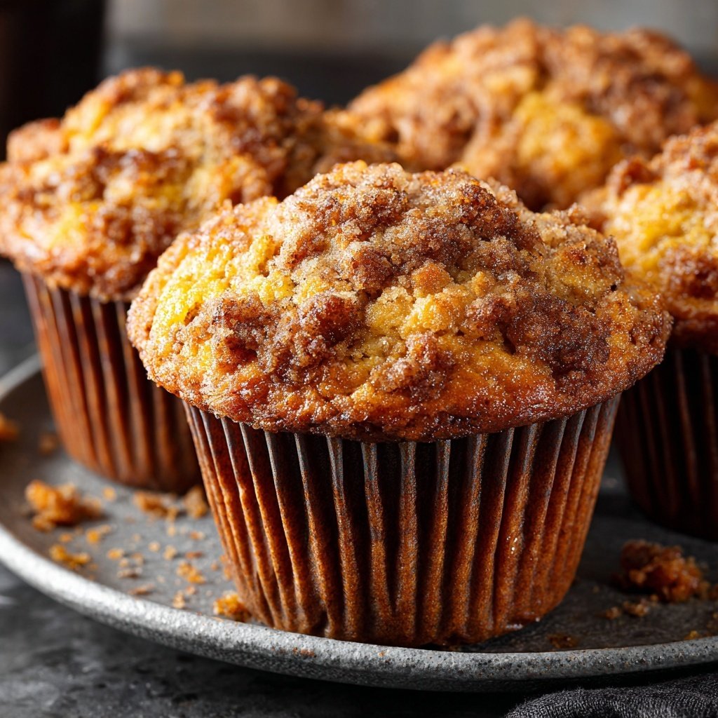 Knusprige Bananen Muffins