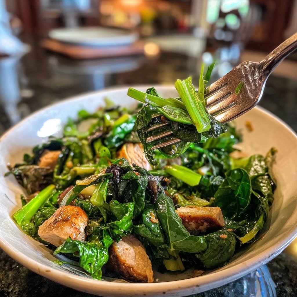 Gebratene Frühlingsgemüse mit Pute