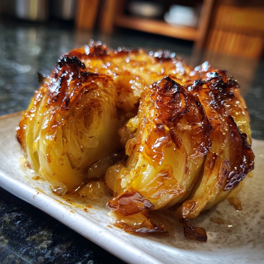 Rosenkohl mit Birnen glasiert