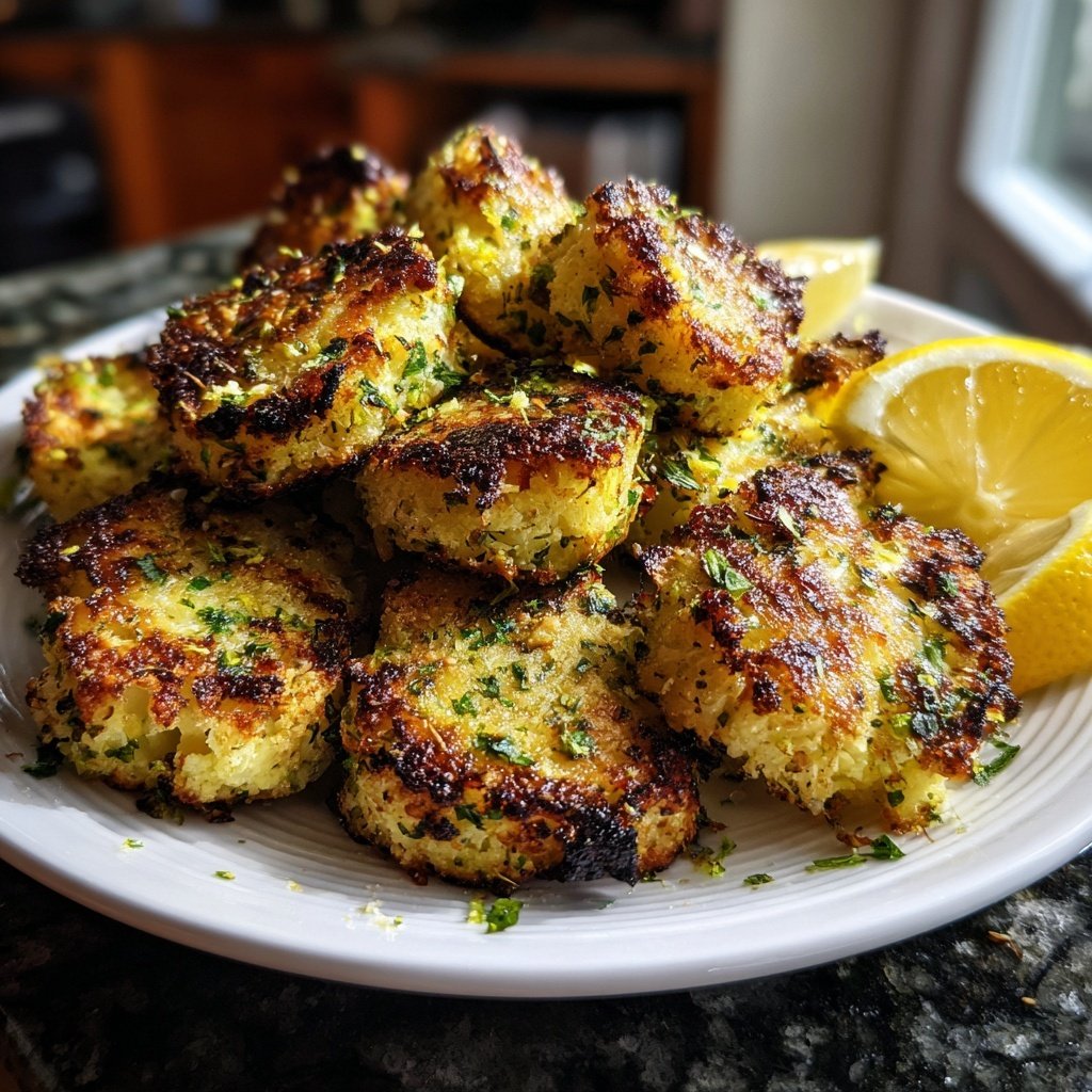 Gegrillter Blumenkohl Orzo mit Zitrone