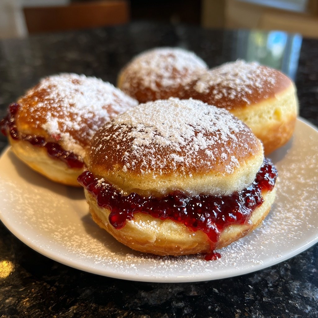Berliner Pfannkuchen nach DDR Rezept