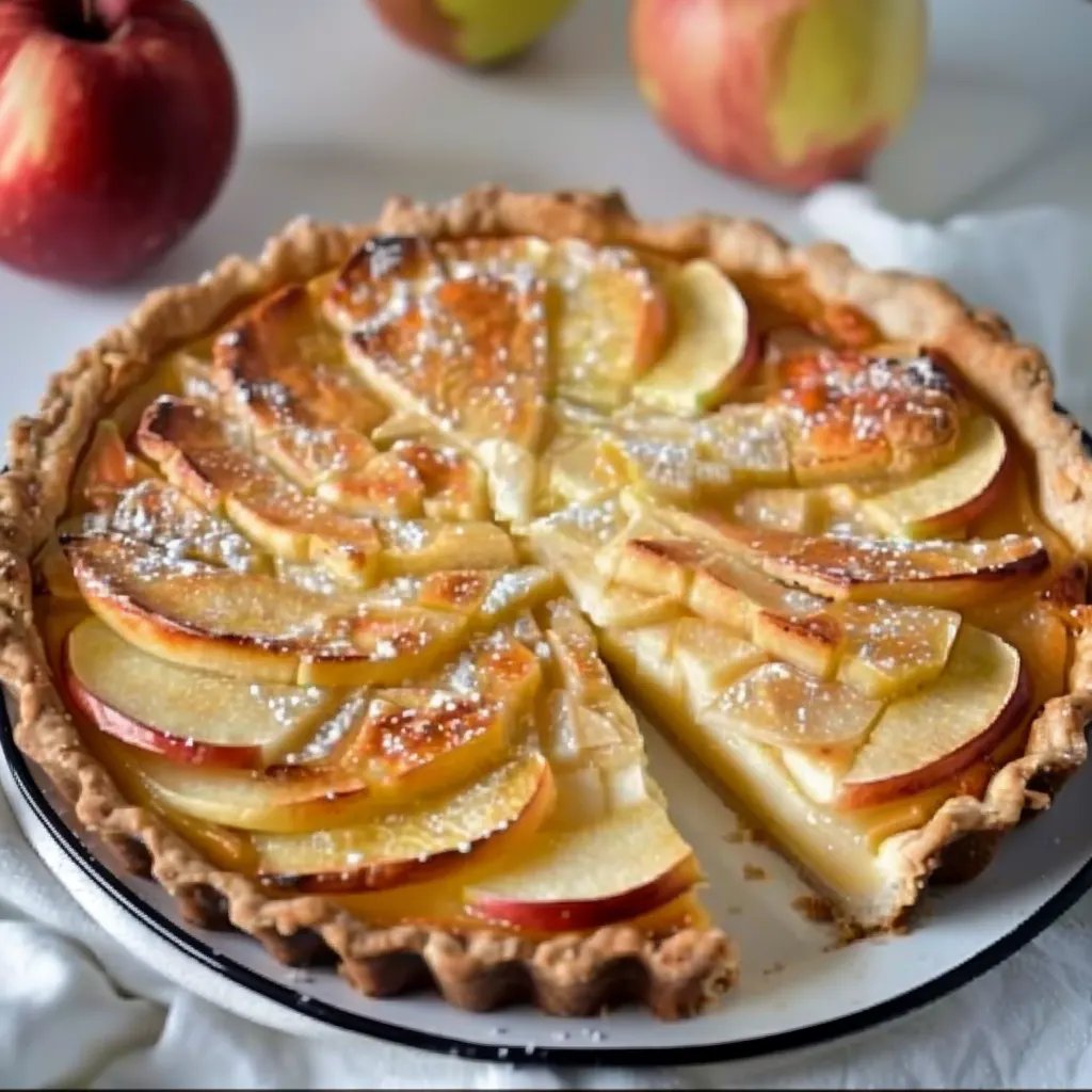 Elsässische Apfeltarte