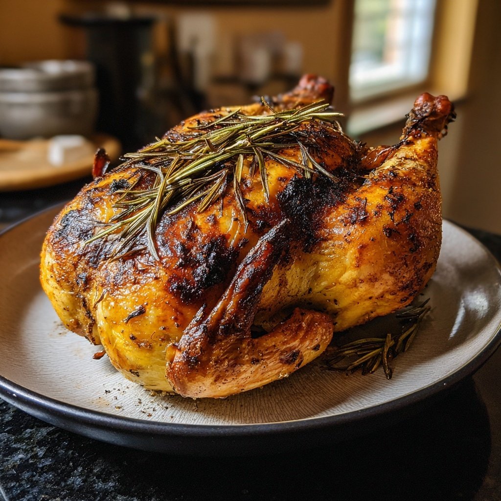 Zitronen-Rosmarin-Ofenhähnchen