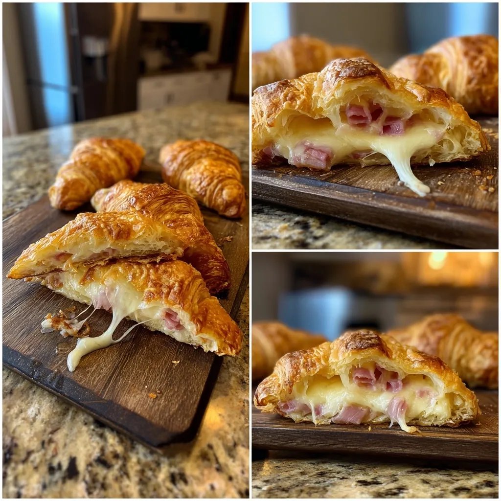 Schinken Käse Croissants