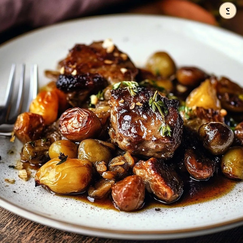 Gerösteter Rosenkohl mit Mazzetti