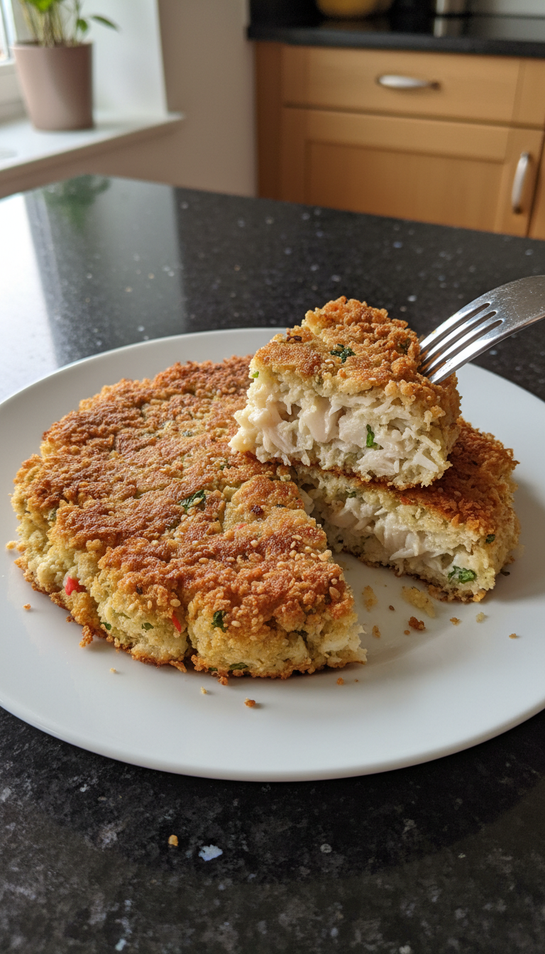 Würzige Aioli Krabbenkuchen