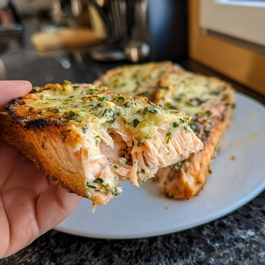 Gegrillter Lachs Mit Zitronenbutter