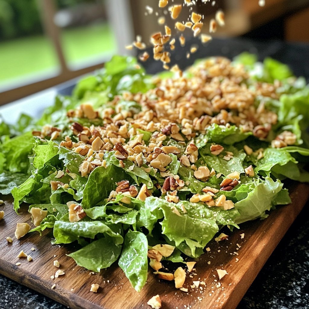 Feldsalat mit Nüssen