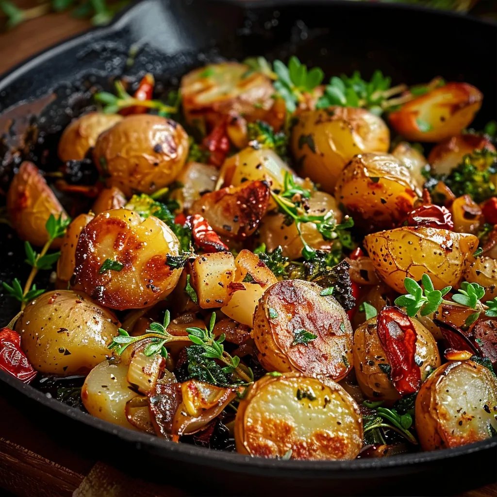 Rosenkohl Kartoffel Pfanne