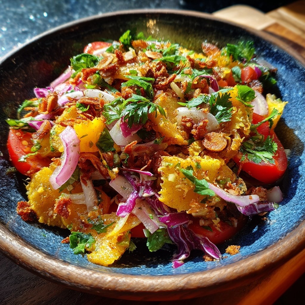 Sellerie Salat mit Gerösteten Mandeln