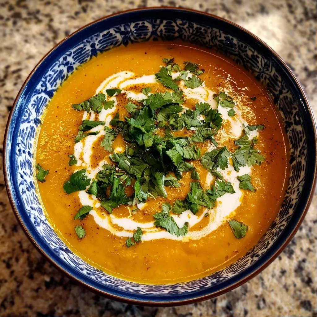 Süßkartoffel Suppe Kokos