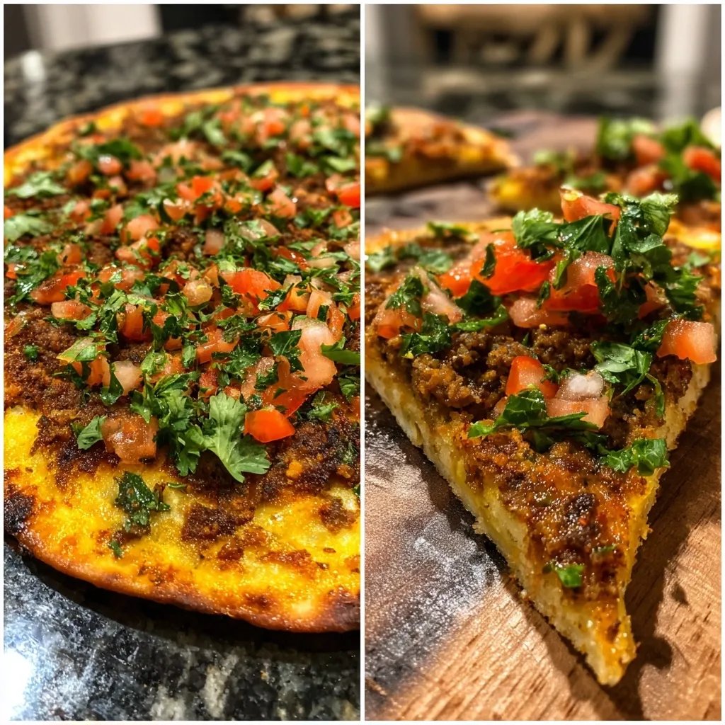 Türkische Pizza Lahmacun