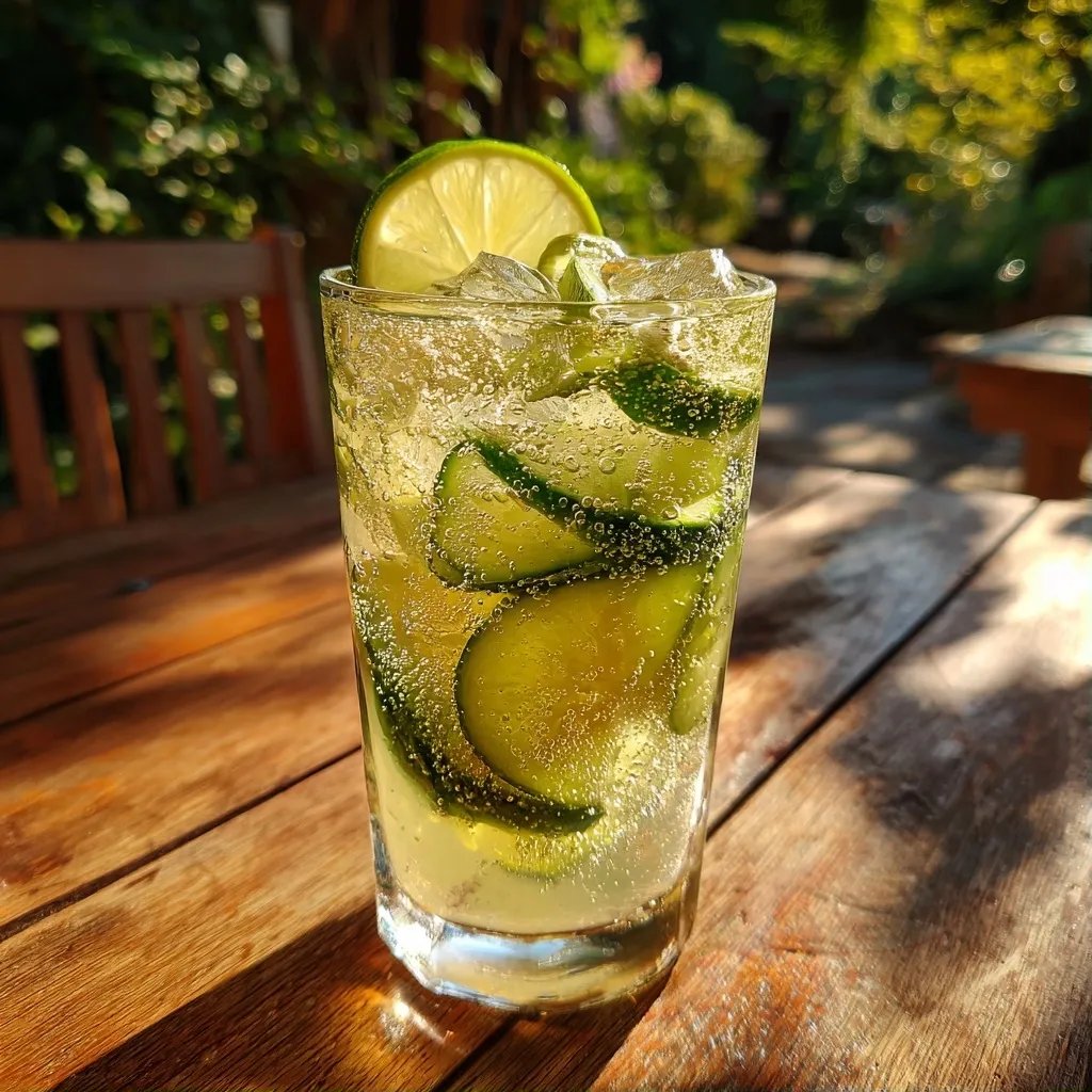 Gurken-Limetten-Limonade
