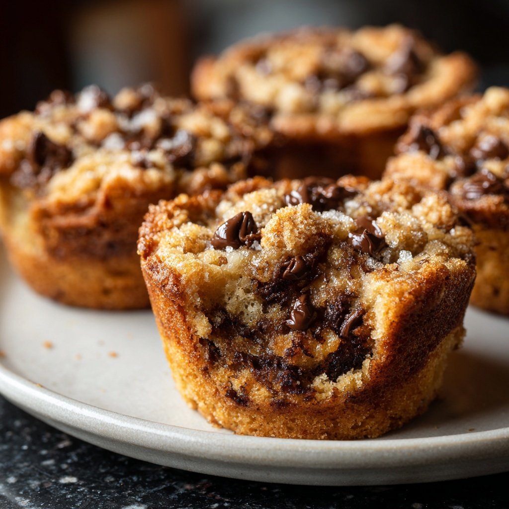 Schoko Chip Cookie Cupcakes