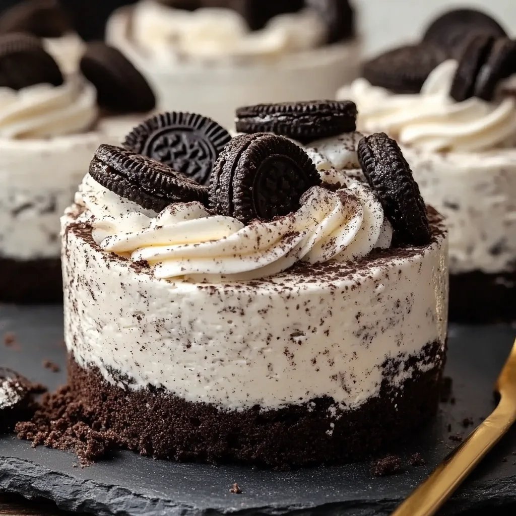 Oreo-Käsekuchen ohne Backen