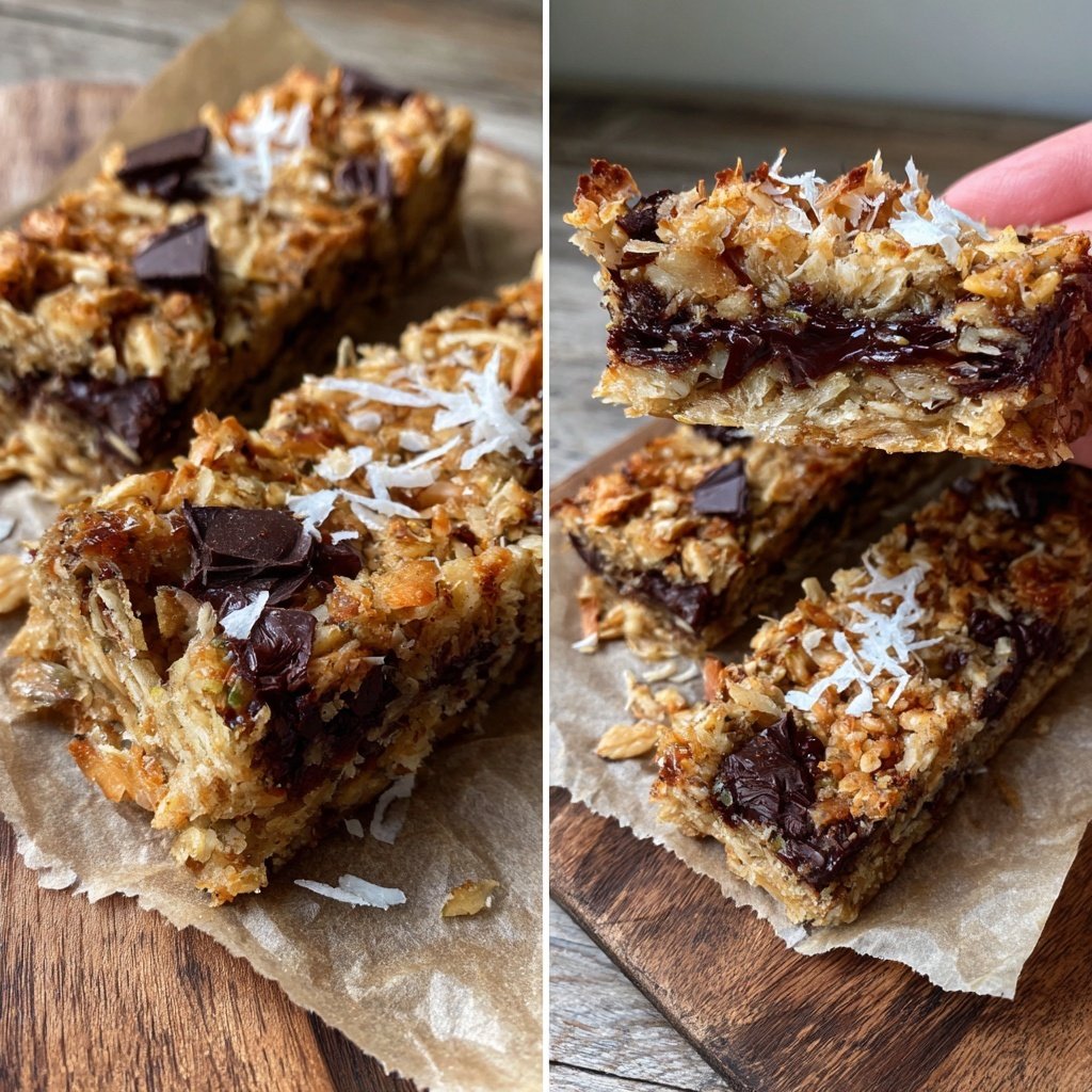 Kokos Limetten Schoko Riegel