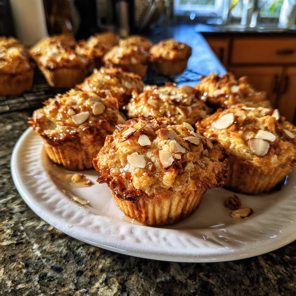 Nussiger Honig-Almond Muffins