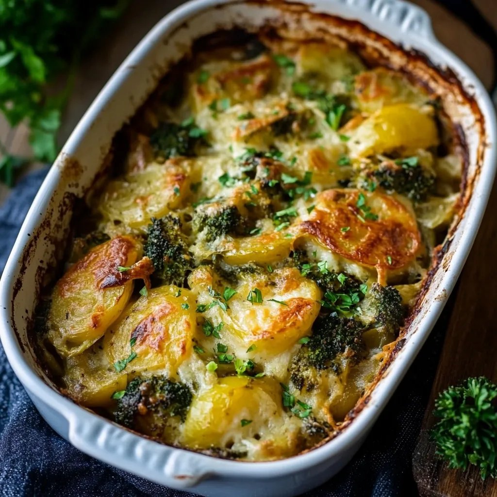 Rosenkohl-Kartoffel-Auflauf
