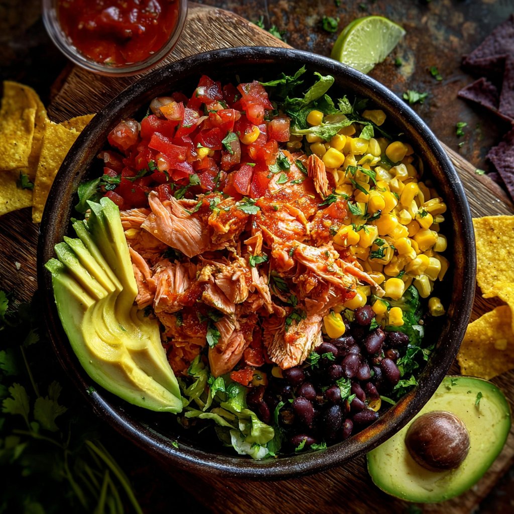 Southwest Lachs Taco Bowl