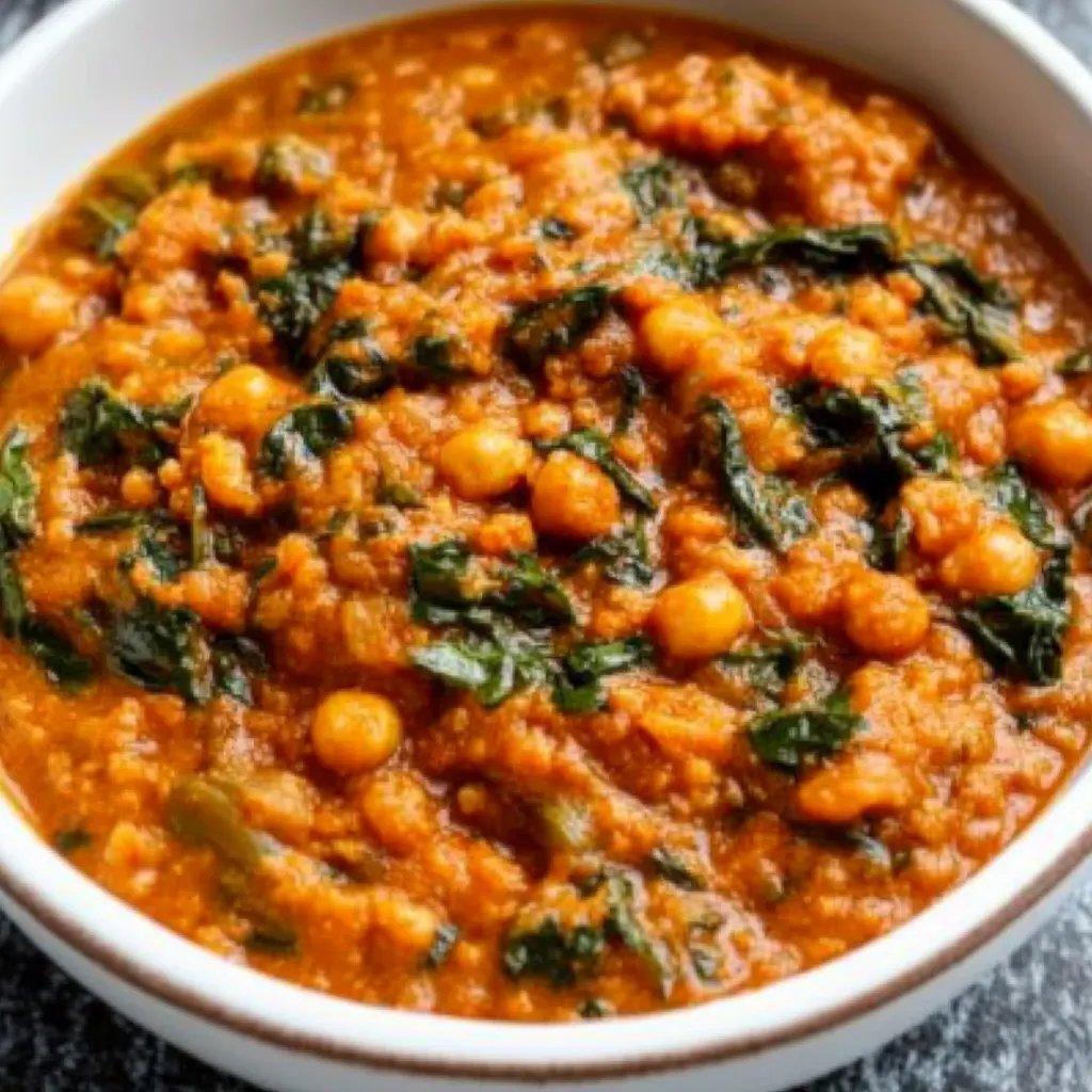 Veganes Kichererbsen-Linsen-Curry mit Spinat: Ein Unglaublich Essenzielles Rezept für 4 Personen