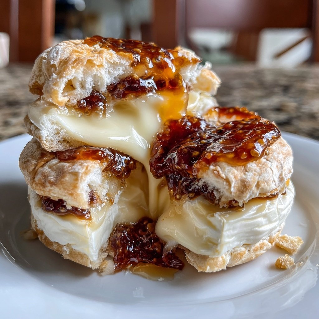 Brie und Feigen Marmelade Törtchen