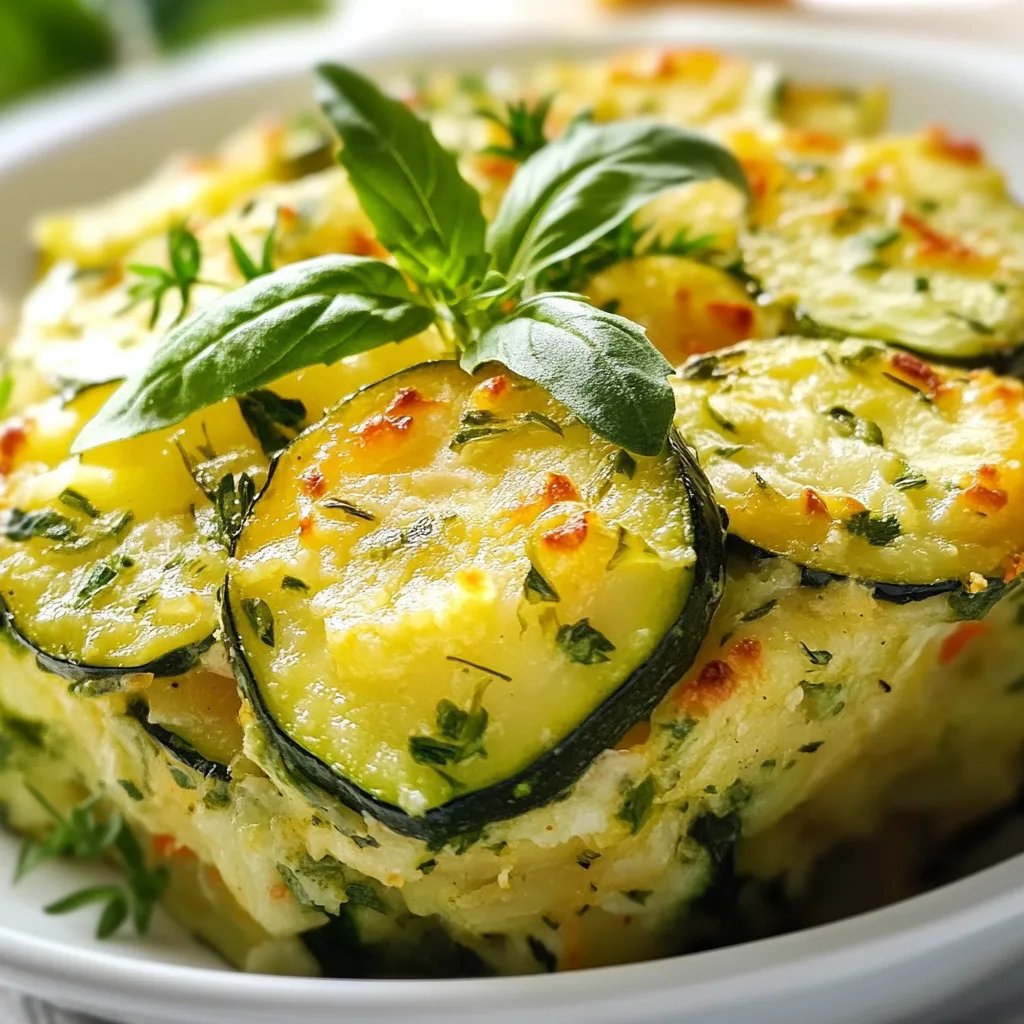 Cremiger Zucchini-Auflauf