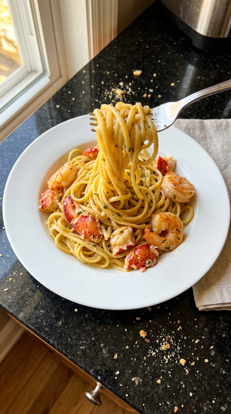 Hummer und Garnelen Pasta​