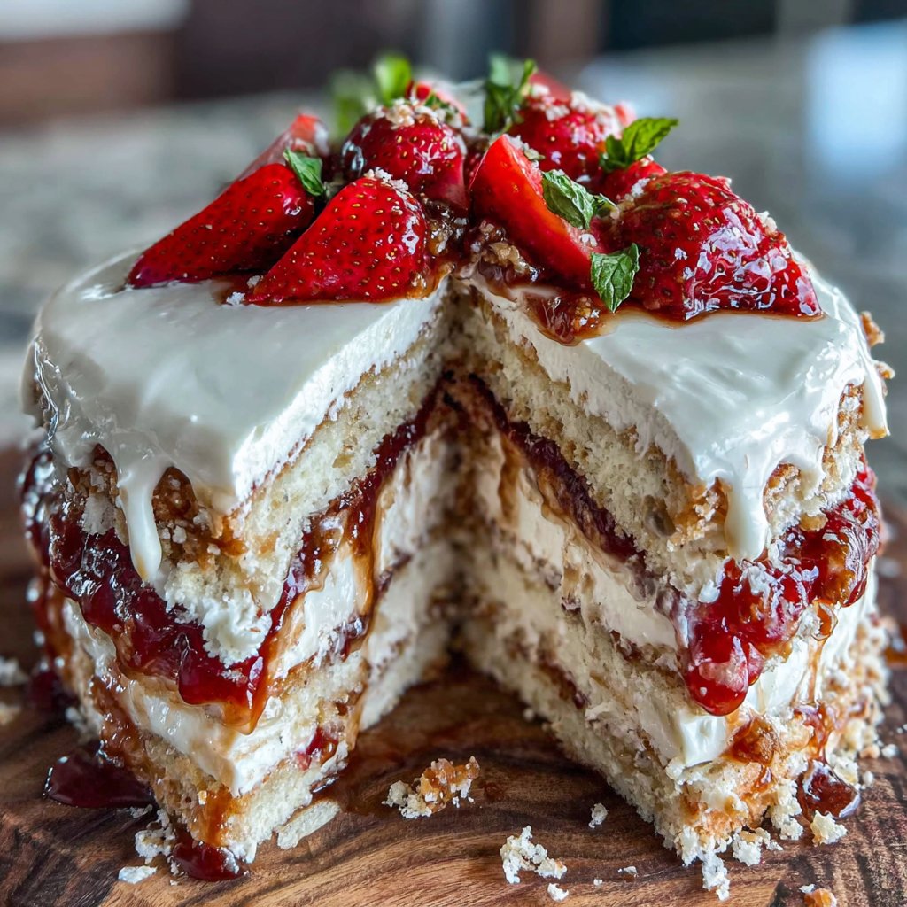 Erdbeer-Delight Torte