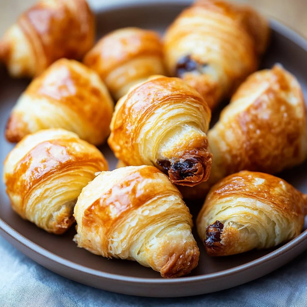 Gefüllte Mini-Croissants