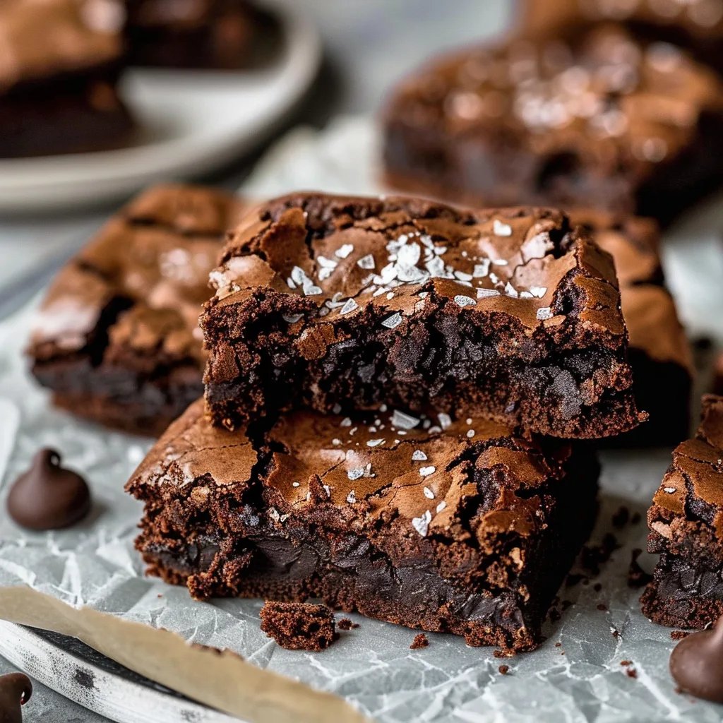 Saftige, schokoladige Brownies (Brookies)